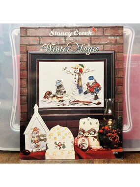Stoney Creek Collection Winter Magic Cross Stitch Book 209 Snowman Designs